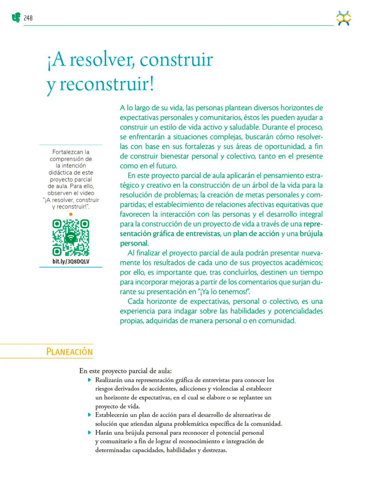 Página 249 de Colección Sk´asolil. Nuestro libro de Proyectos. Tomo I. Libro de Educación Telesecundaria Grado 2° Ciclo Escolar 2025 - 2026