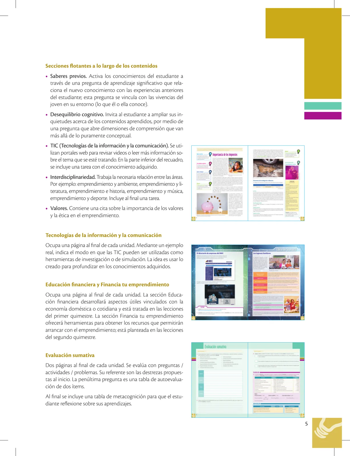 Página 5 de Emprendimiento Y Gestion · 1ro BGU · 2019