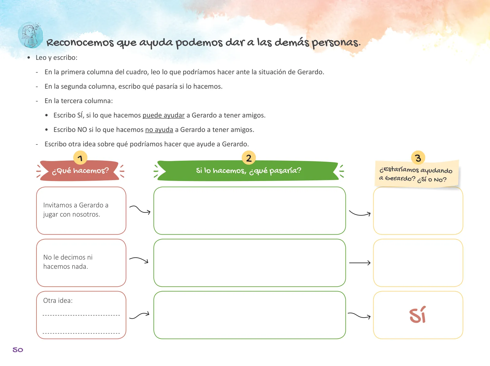 Miniatura página 52 de Cuadernillo de Tutoría Tercer Grado Educación Primaria 2019 · 2019