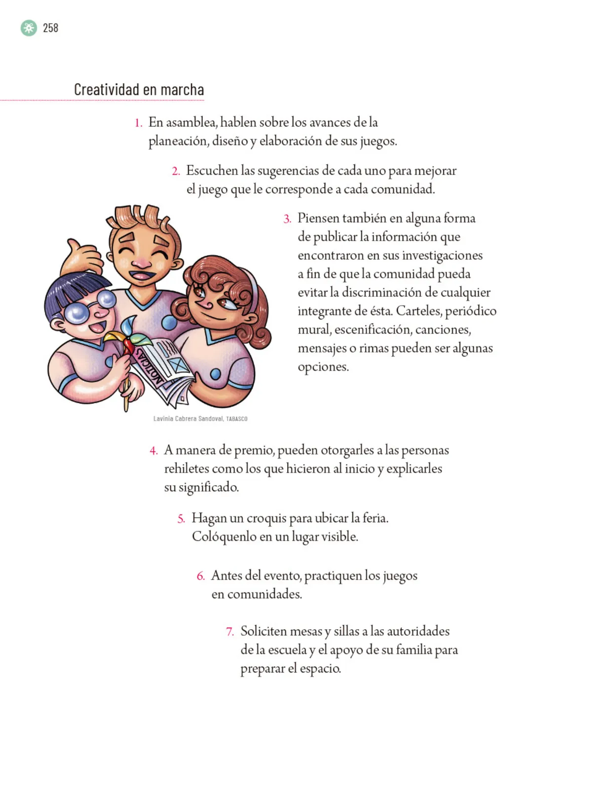 Página 261 de Proyectos Escolares. Libro de Educación Primaria Grado 5° Ciclo Escolar 2025 - 2026