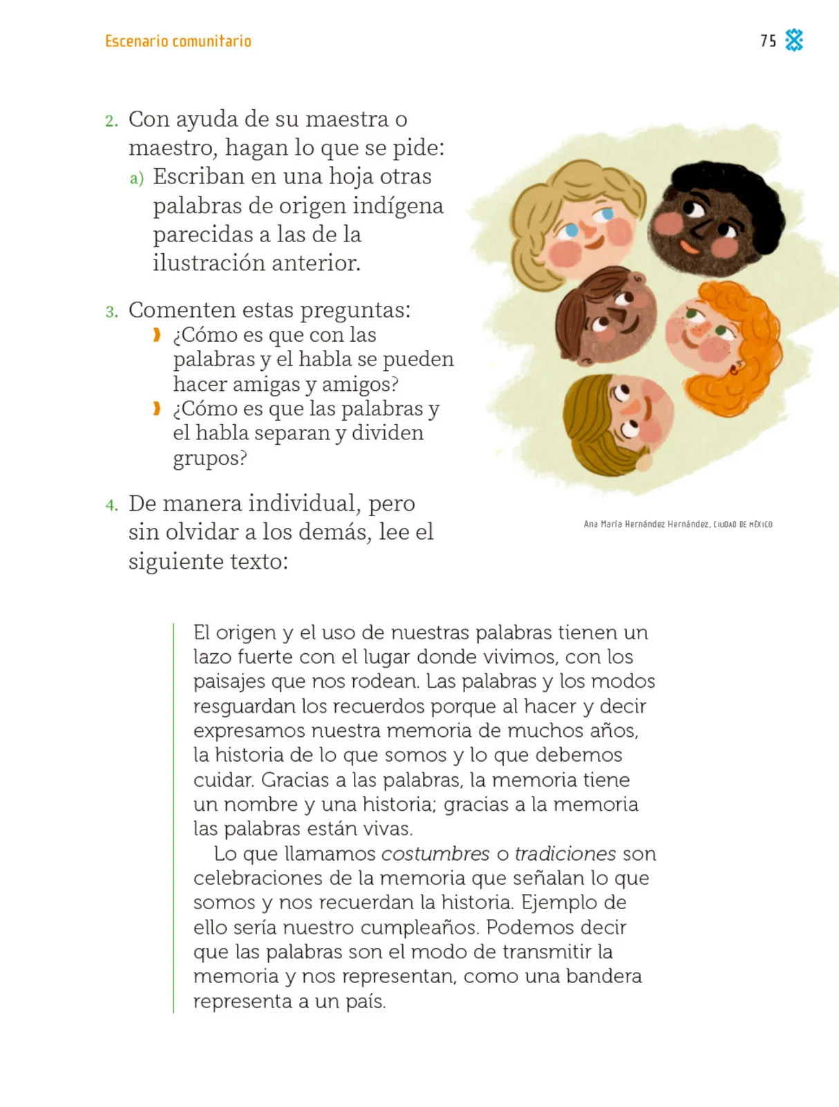 Miniatura página 78 de Proyectos Comunitarios.   Libro de Educación Primaria Grado 2°  Ciclo Escolar 2025 - 2026