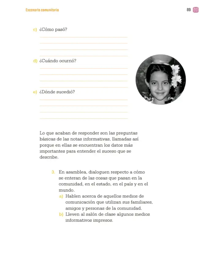 Página 92 de Proyectos Comunitarios. Libro de Educación Primaria Grado 3° Ciclo Escolar 2025 - 2026