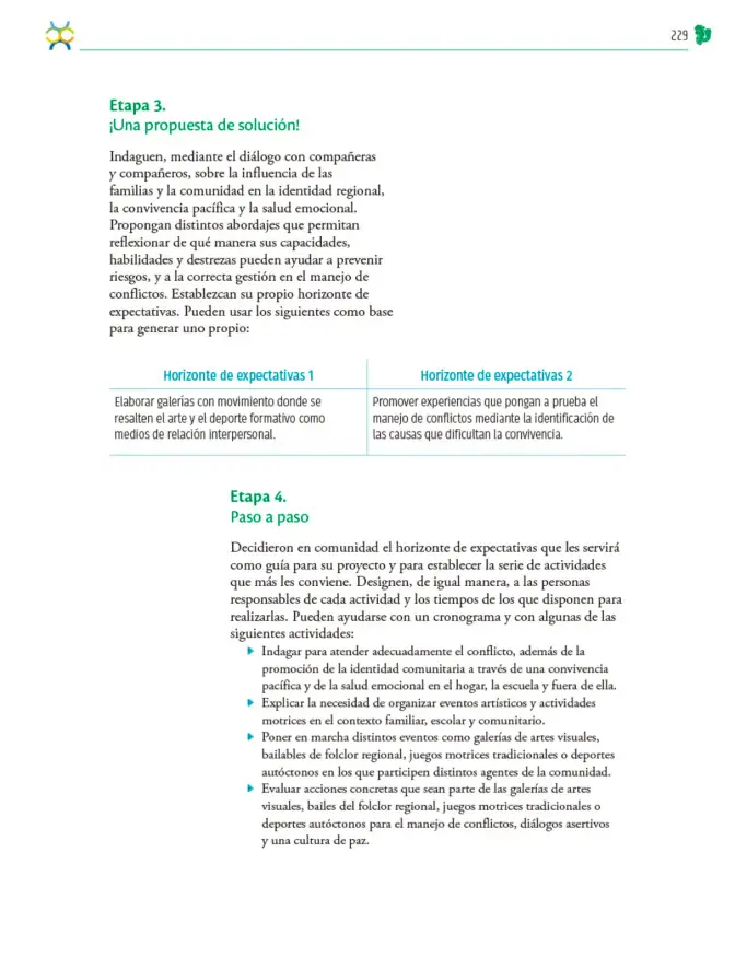 Página 230 de Colección Sk´asolil. Nuestro libro de Proyectos. Tomo II. Libro de Educación Telesecundaria Grado 2° Ciclo Escolar 2025 - 2026