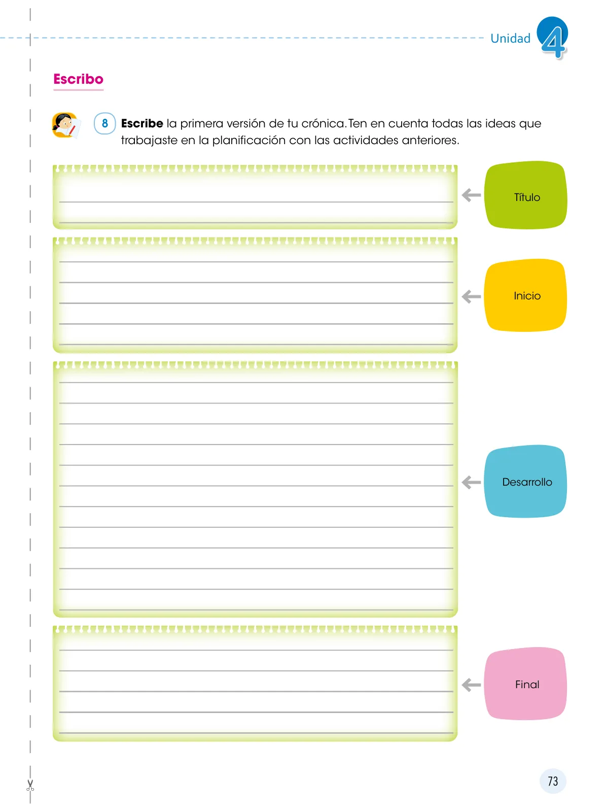 Página 74 de Comunicación 6 : cuaderno de trabajo para sexto grado de Educación Primaria 2019 · 2019