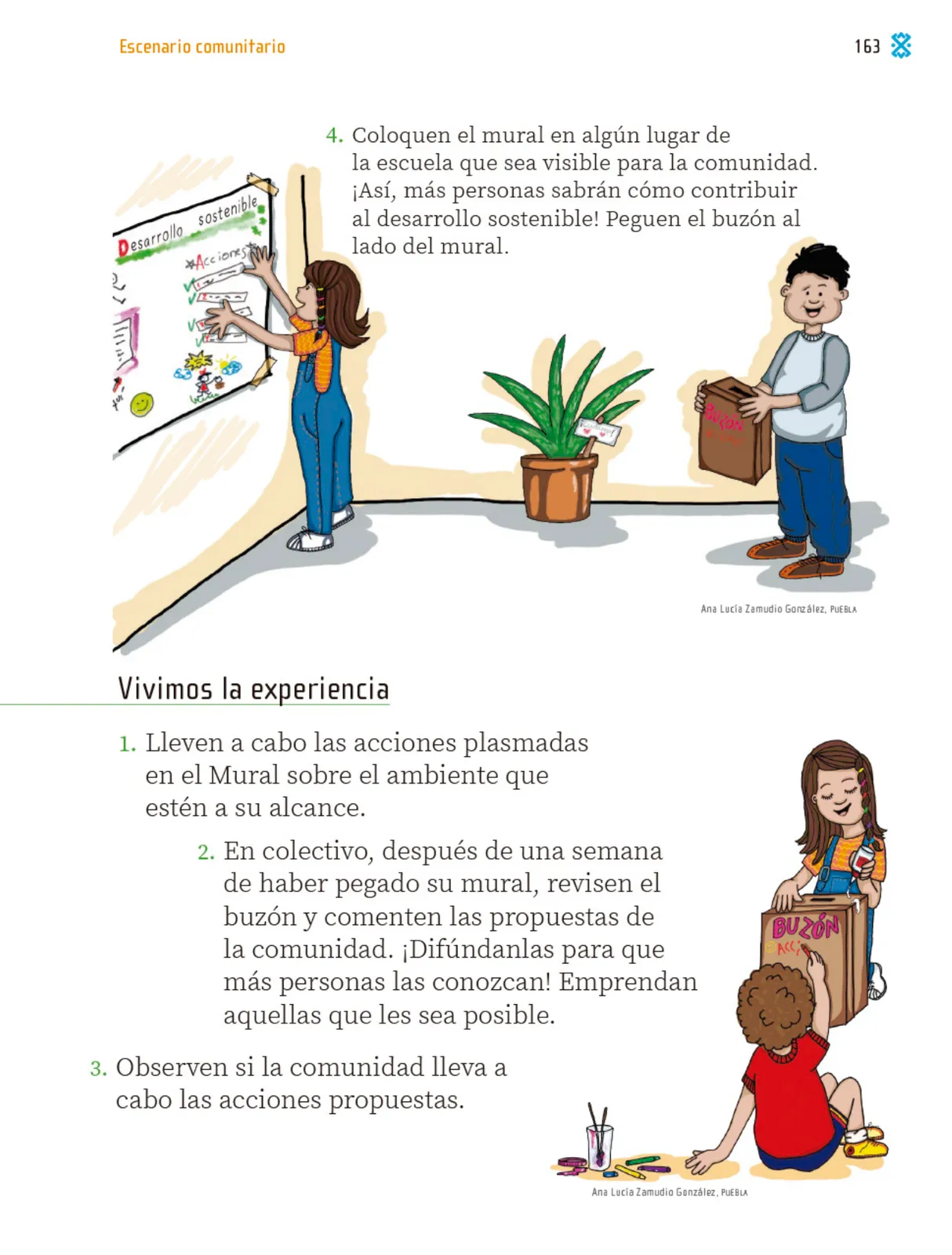 Página 166 de Proyectos Comunitarios.   Libro de Educación Primaria Grado 2°  Ciclo Escolar 2025 - 2026
