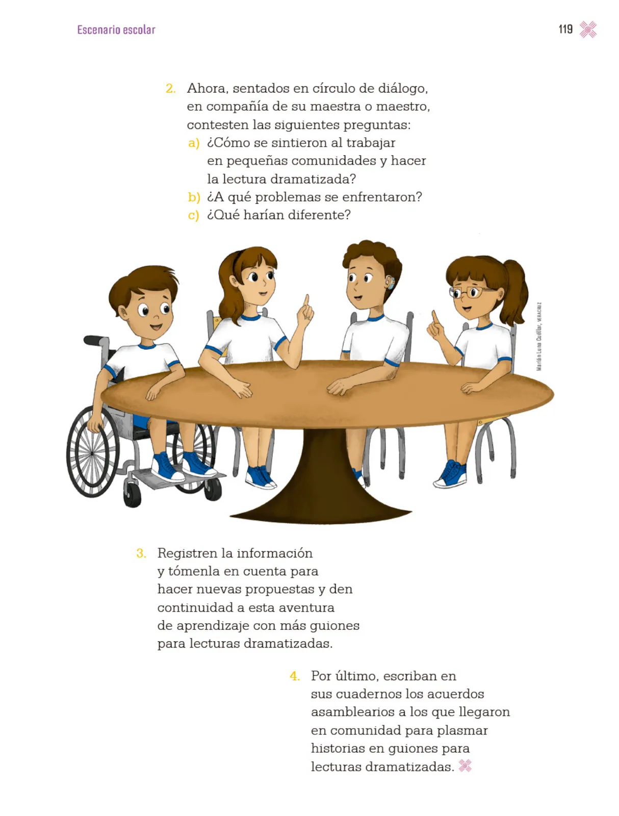 Miniatura página 122 de Proyectos Escolares.   Libro de Educación Primaria Grado 3°  Ciclo Escolar 2025 - 2026