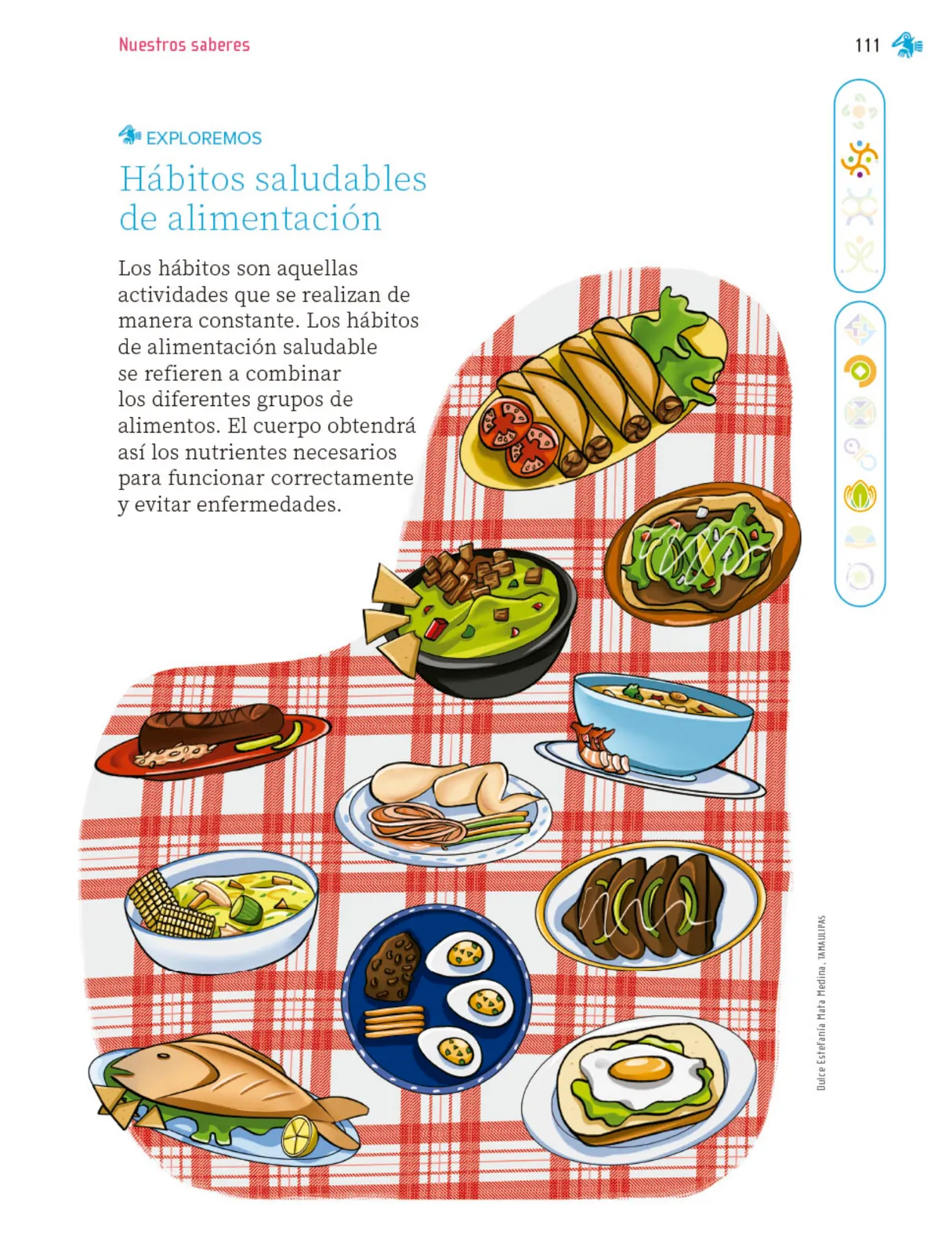 Miniatura página 112 de Nuestros saberes: Libro para alumnos, maestros y familia.   Libro de Educación Primaria Grado 1°  Ciclo Escolar 2025 - 2026