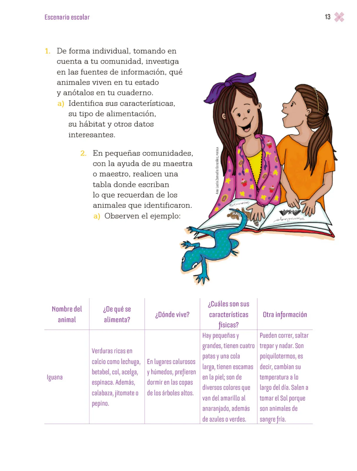 Página 16 de Proyectos Escolares.   Libro de Educación Primaria Grado 3°  Ciclo Escolar 2025 - 2026