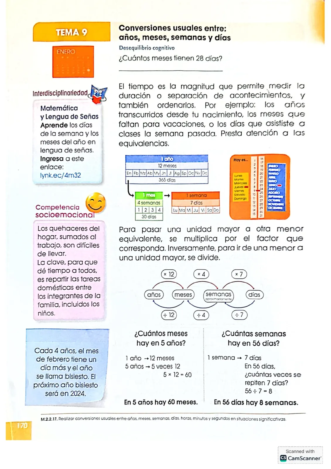 Miniatura página 170 de Matematica · 4 EGB · 2024