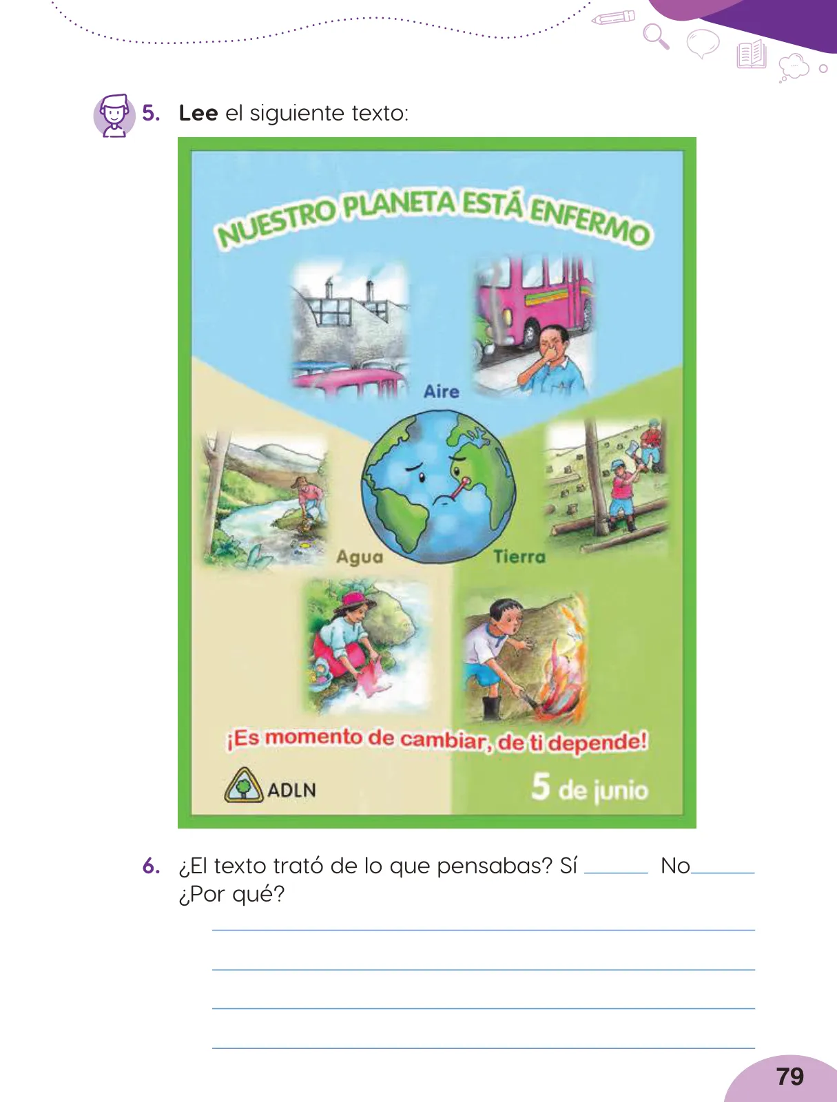 Miniatura página 81 de Cuadernillo de Comunicación 2. Segundo grado de Primaria · 2024