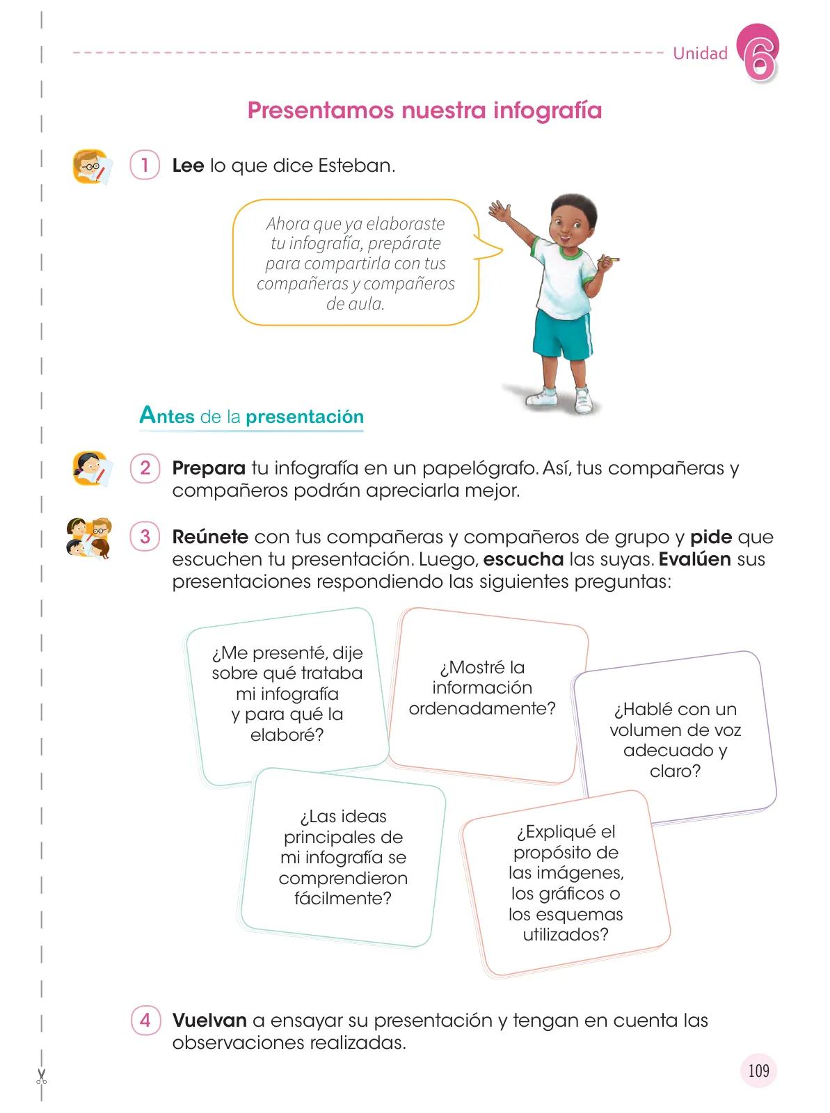 Página 111 de Comunicación 4 : cuaderno de trabajo para cuarto grado de Educación Primaria 2019 · 2019