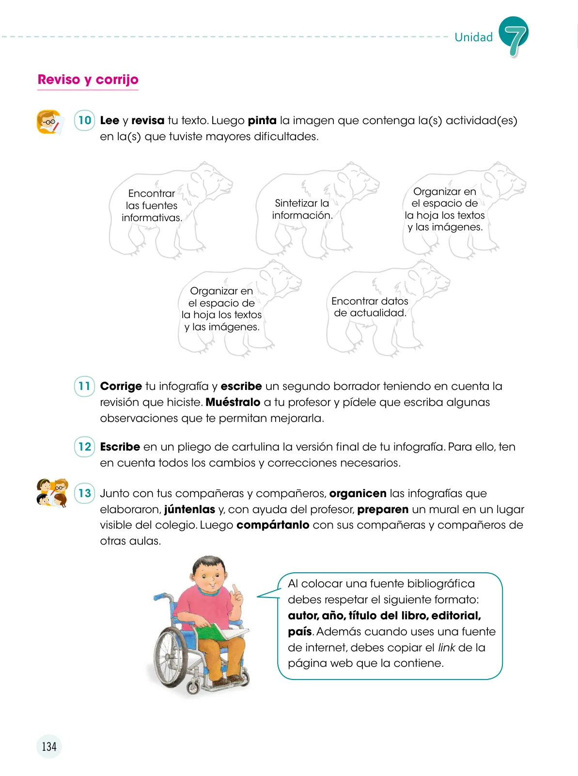 Página 135 de Comunicación 5 : cuaderno de trabajo para quinto grado de Educación Primaria 2019 · 2019