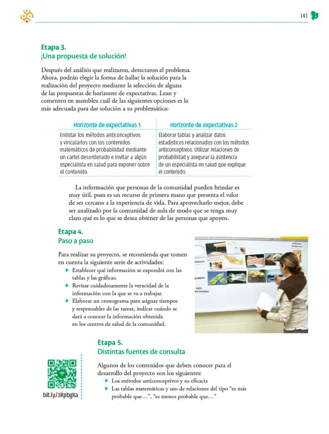 Página 142 de Colección Ximhai. Nuestro libro de Proyectos. Tomo I. Libro de Educación Telesecundaria Grado 1° Ciclo Escolar 2025 - 2026