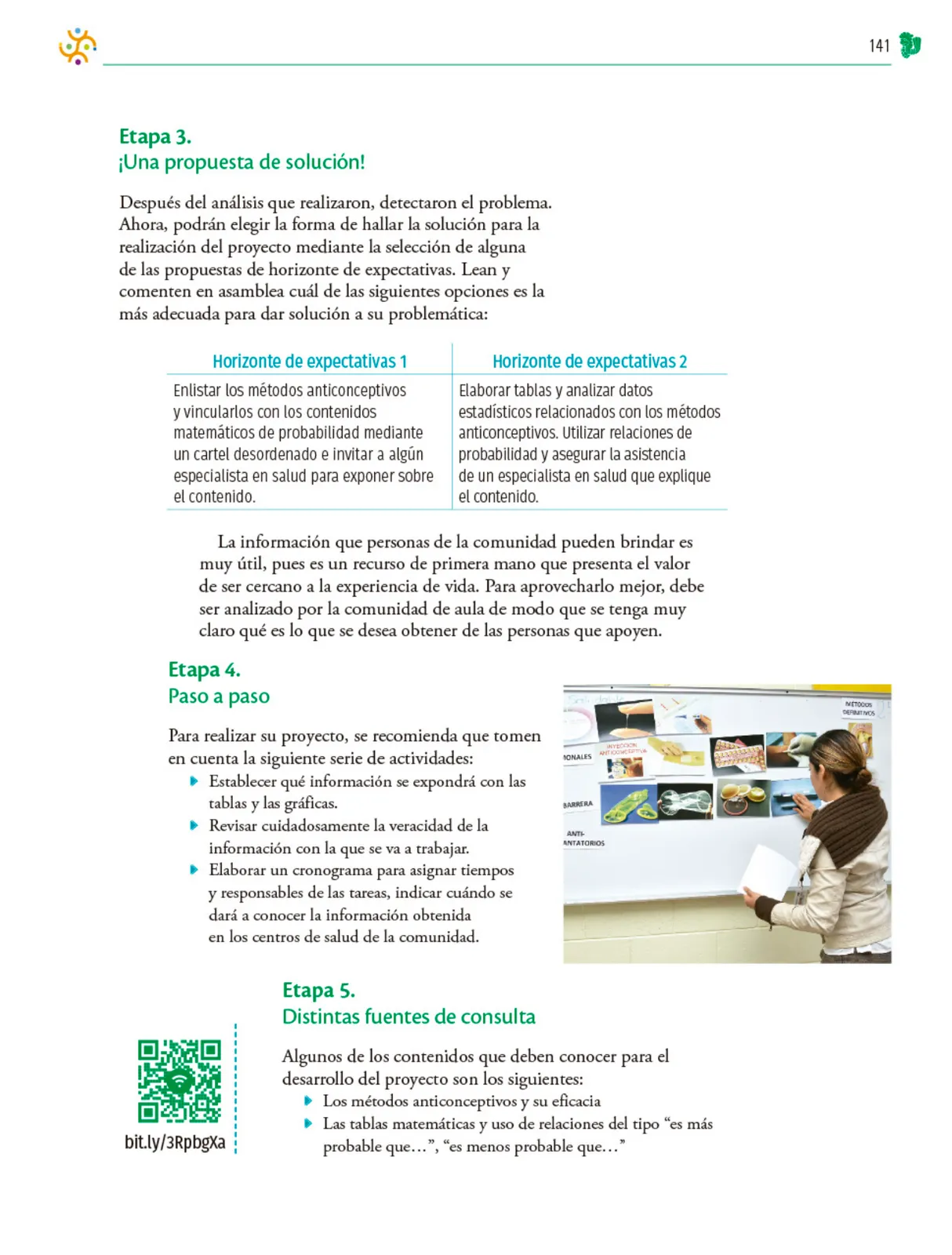 Miniatura página 142 de Colección Ximhai. Nuestro libro de Proyectos. Tomo I.   Libro de Educación Telesecundaria Grado 1°  Ciclo Escolar 2025 - 2026