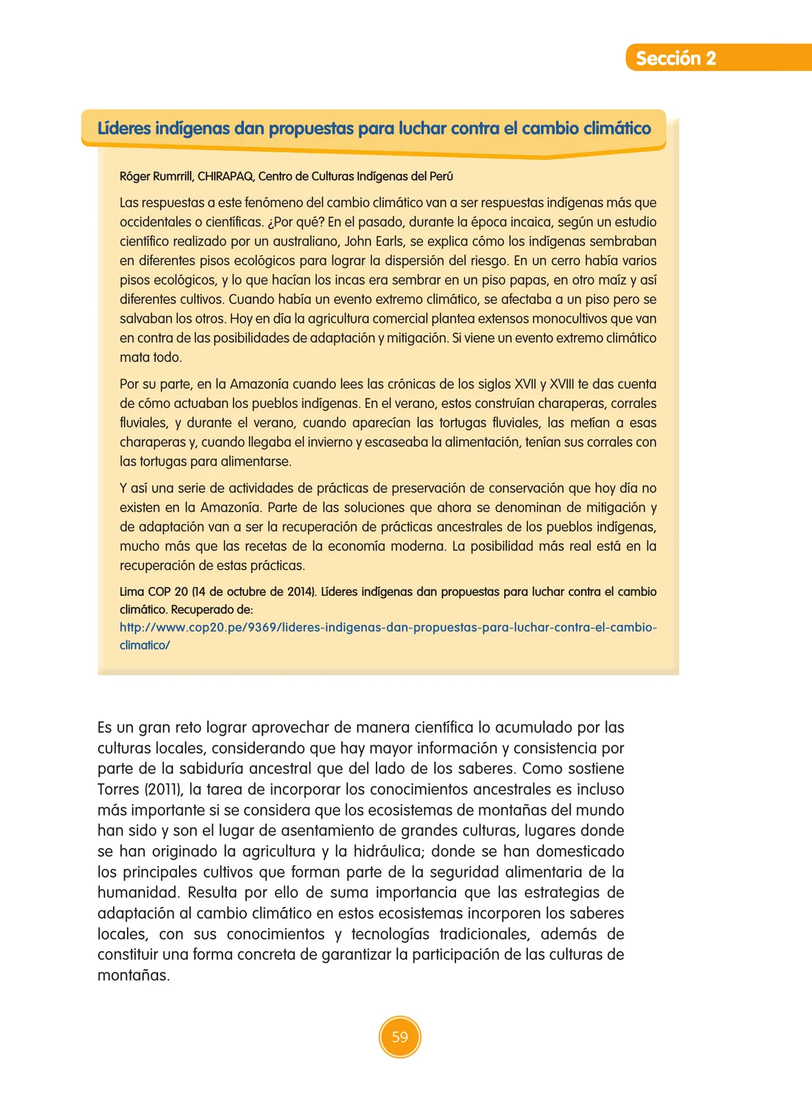 Página 60 de Guía de educación ambiental para el desarrollo sostenible : cambio climático · 2016