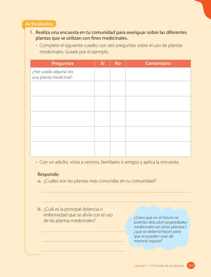 Página 109 de Ciencias Naturales – Tercero Básico | Texto del Estudiante MINEDUC – Descargar PDF · 2024