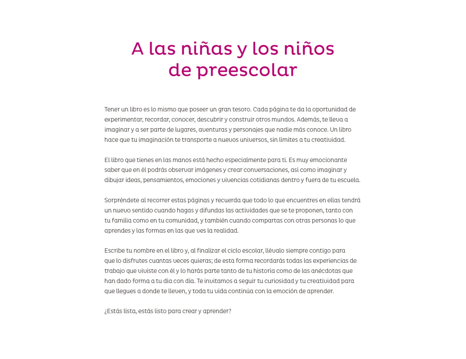 Miniatura página 5 de Explorar e imaginar con mi libro de Preescolar.   Libro de Educación Preescolar Grado 2°  Ciclo Escolar 2025 - 2026