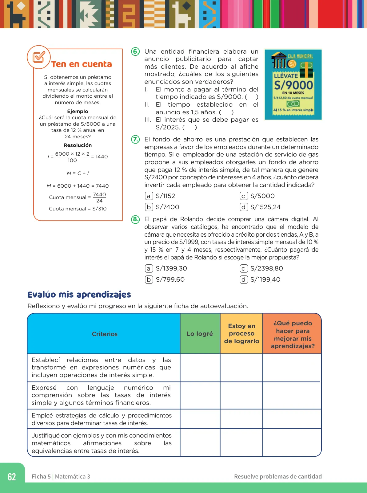 Miniatura página 64 de Fichas de Matemática 3 · 2024