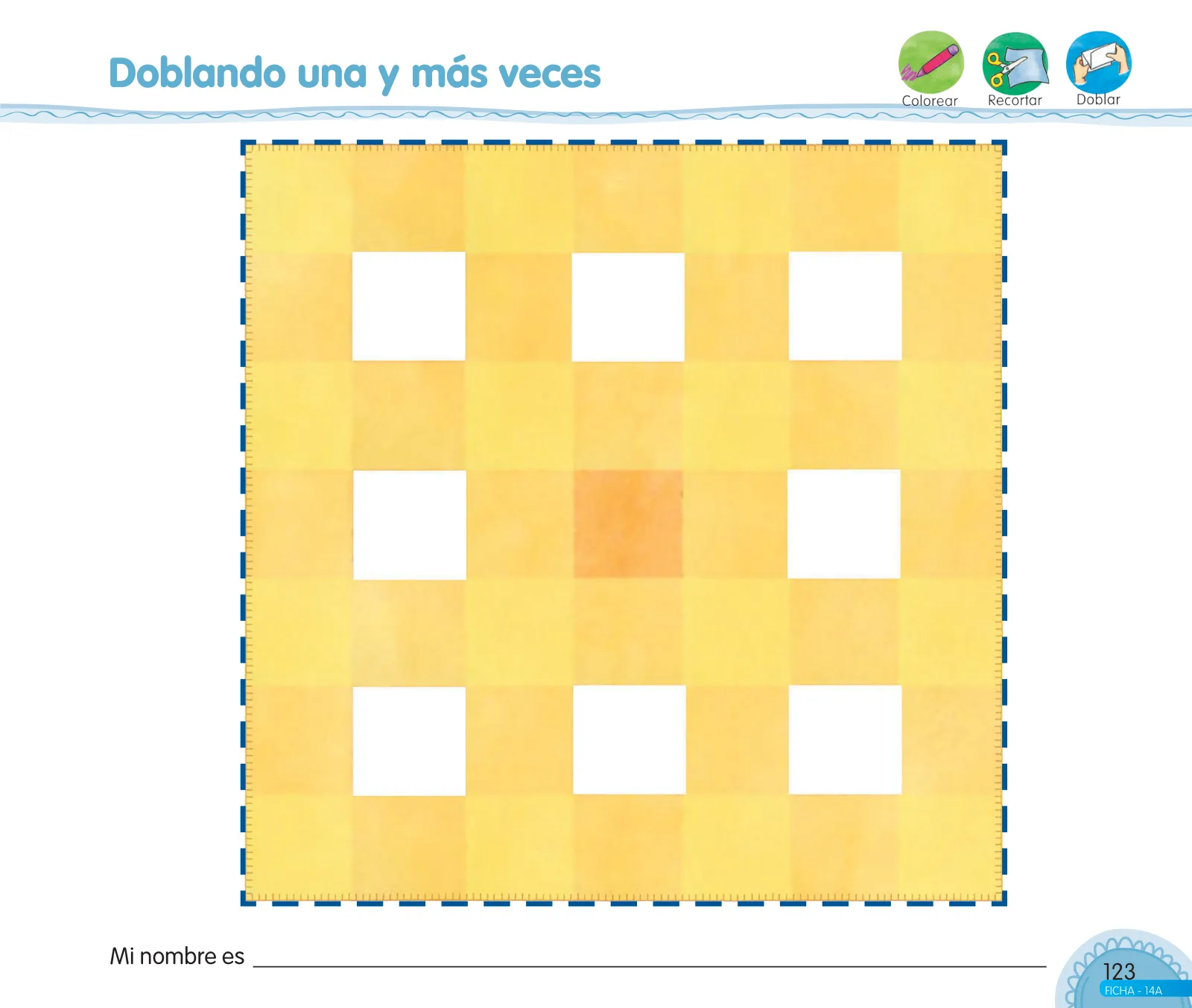 Página 125 de Aprendemos jugando : cuaderno de trabajo para niños y niñas de 4 años · 2017