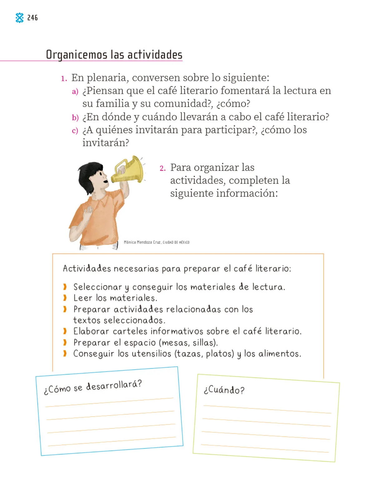 Página 247 de Proyectos Comunitarios. Libro de Educación Primaria Grado 1° Ciclo Escolar 2025 - 2026