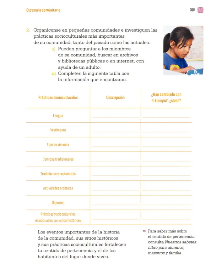 Página 304 de Proyectos Comunitarios. Libro de Educación Primaria Grado 3° Ciclo Escolar 2025 - 2026
