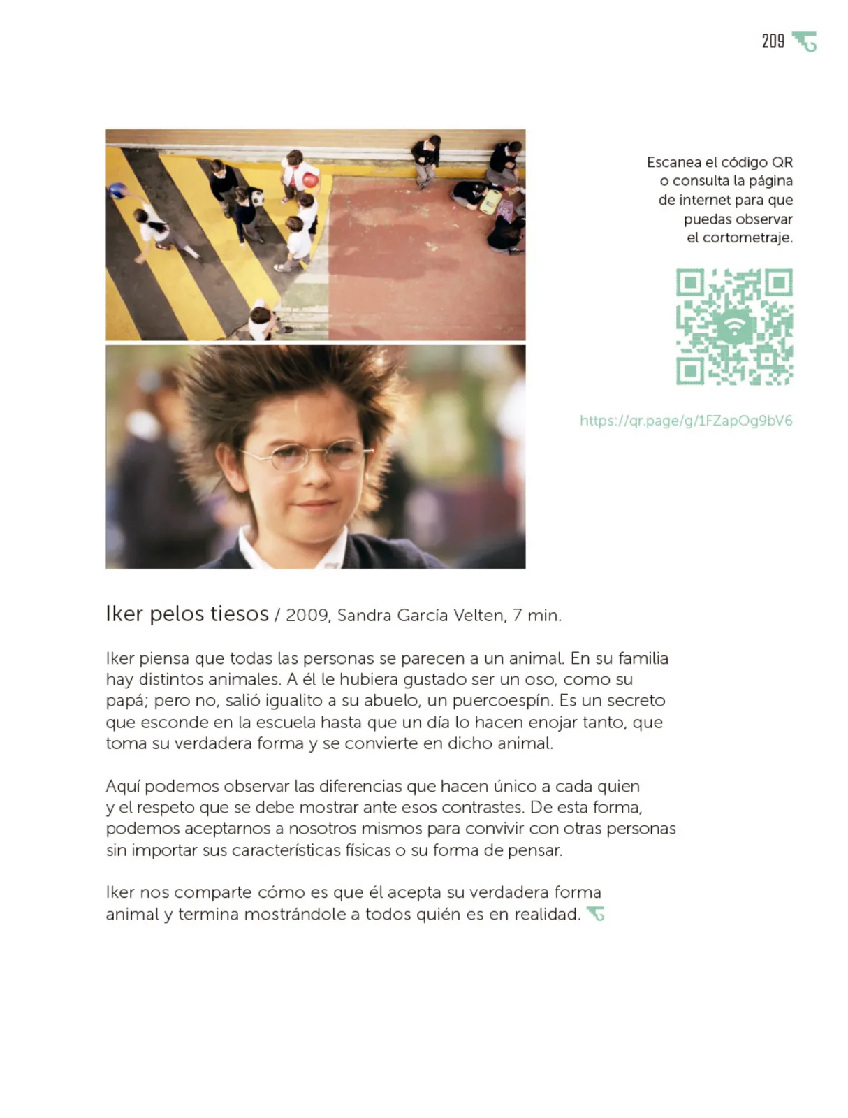 Página 210 de Múltiples lenguajes. Libro de Educación Primaria Grado 5° Ciclo Escolar 2025 - 2026