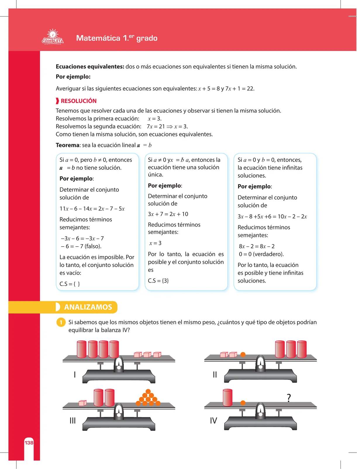 Página 138 de Matemática 1 : cuaderno de reforzamiento pedagógico - JEC · 2016