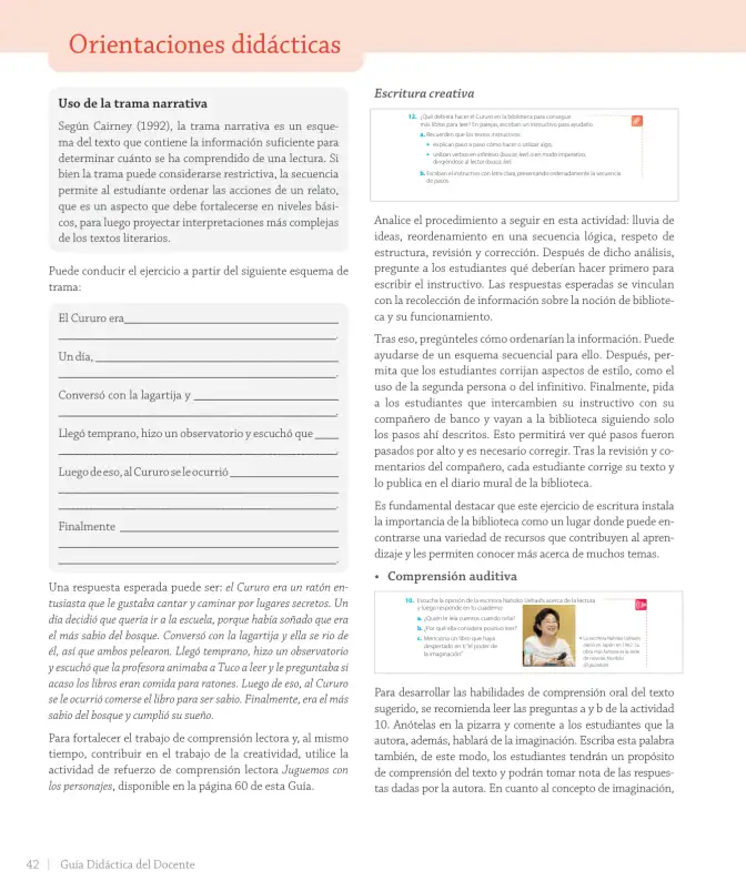 Página 44 de Lenguaje y Comunicación – Cuarto Básico | Texto del Estudiante MINEDUC – Descargar PDF · 2024