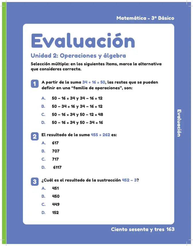 Página 165 de Sumo Primero – Tercero Básico | Texto del Estudiante MINEDUC – Descargar PDF · 2024