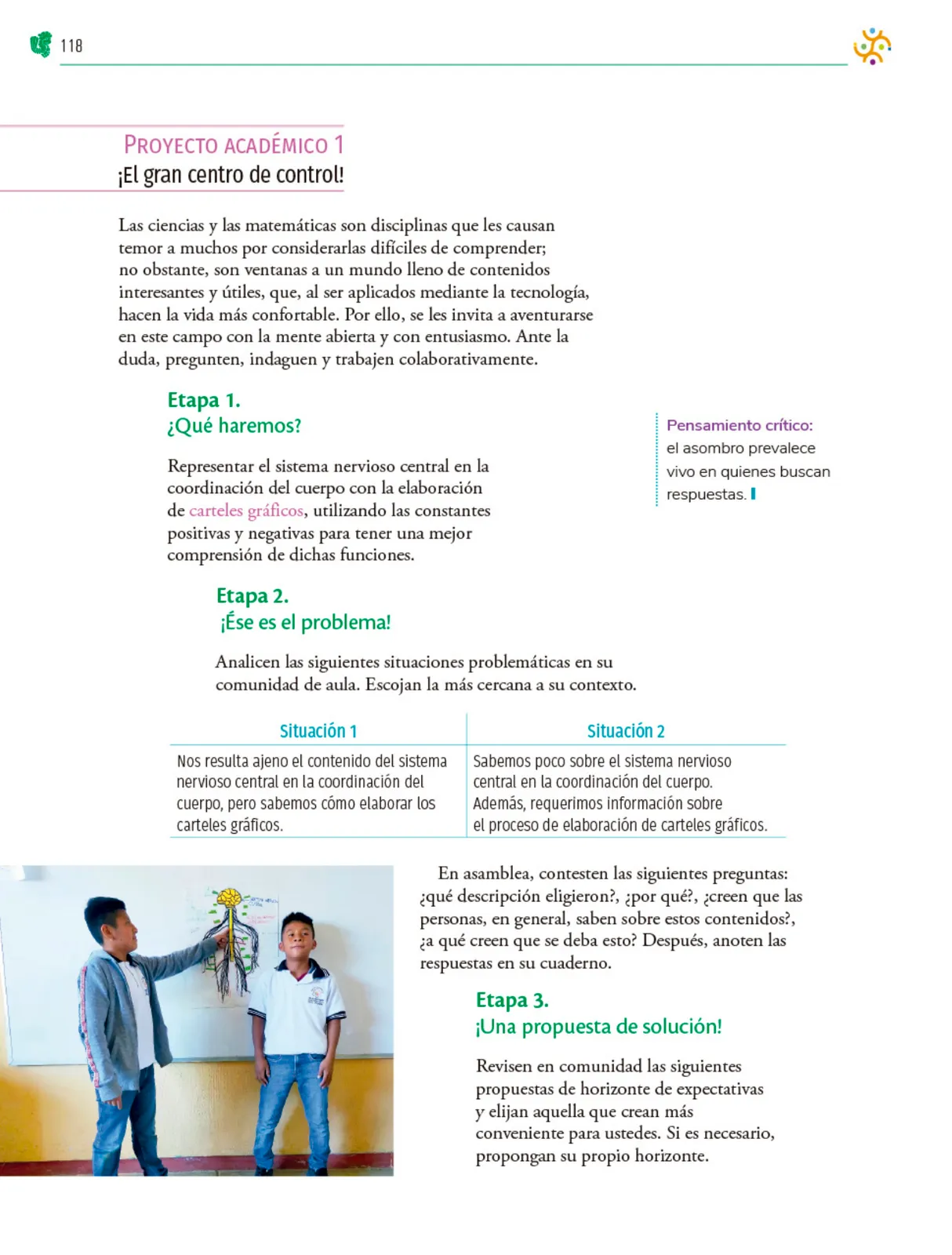 Miniatura página 119 de Colección Ximhai. Nuestro libro de Proyectos. Tomo I.   Libro de Educación Telesecundaria Grado 1°  Ciclo Escolar 2025 - 2026