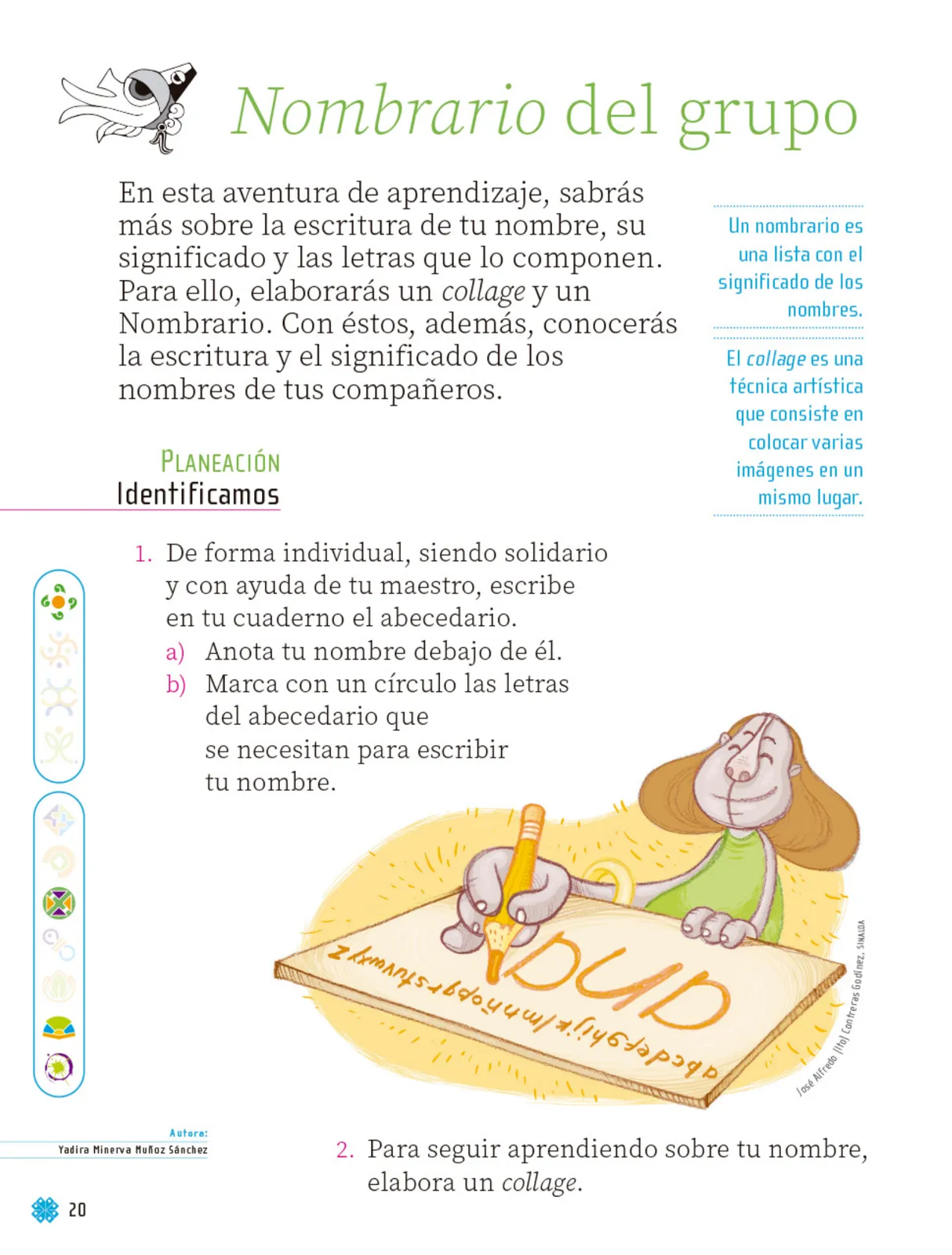 Página 21 de Proyectos de Aula. Libro de Educación Primaria Grado 1° Ciclo Escolar 2025 - 2026