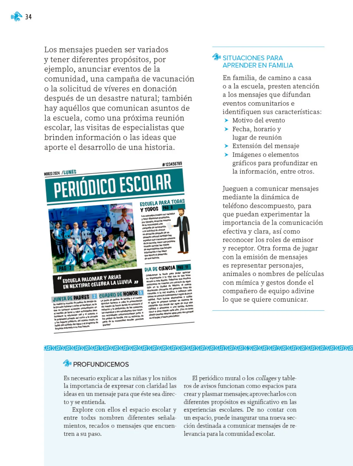 Miniatura página 35 de Nuestros saberes: Libro para alumnos, maestros y familia.   Libro de Educación Primaria Grado 1°  Ciclo Escolar 2025 - 2026