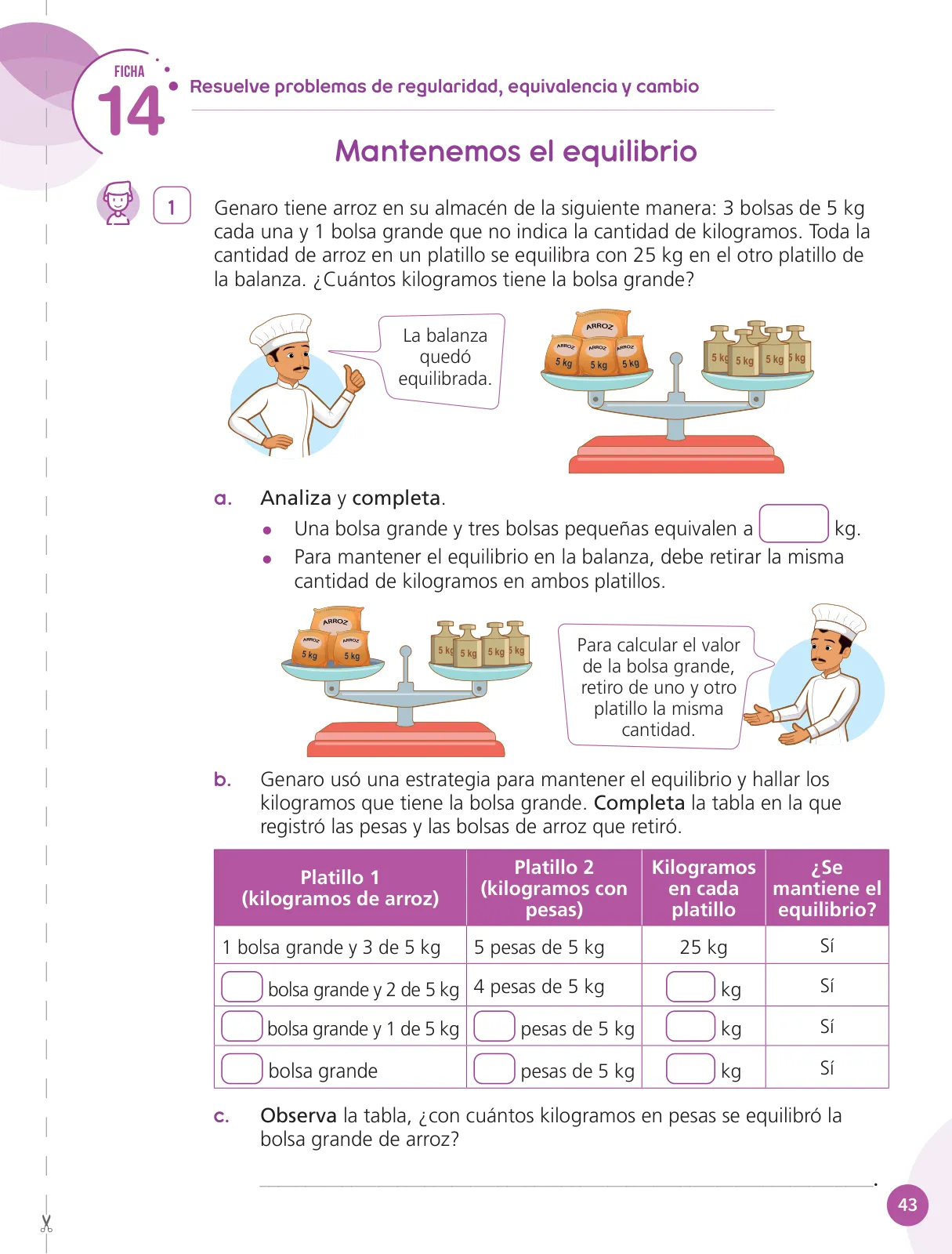Miniatura página 45 de Cuadernillo de Matemática 5, quinto grado de Primaria ﻿ · 2023