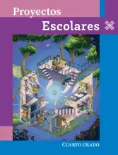 Portada de Proyectos Escolares.   Libro de Educación Primaria Grado 4°  Ciclo Escolar 2025 - 2026
