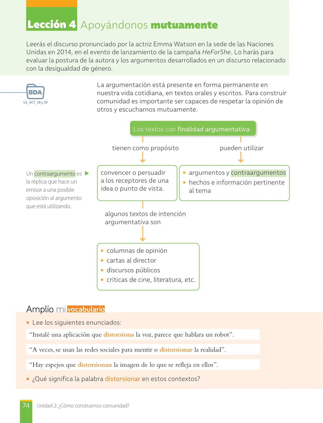 Página 76 de Libro de Lengua y Literatura – Séptimo Básico | Texto del Estudiante MINEDUC – Descargar PDF · 2024