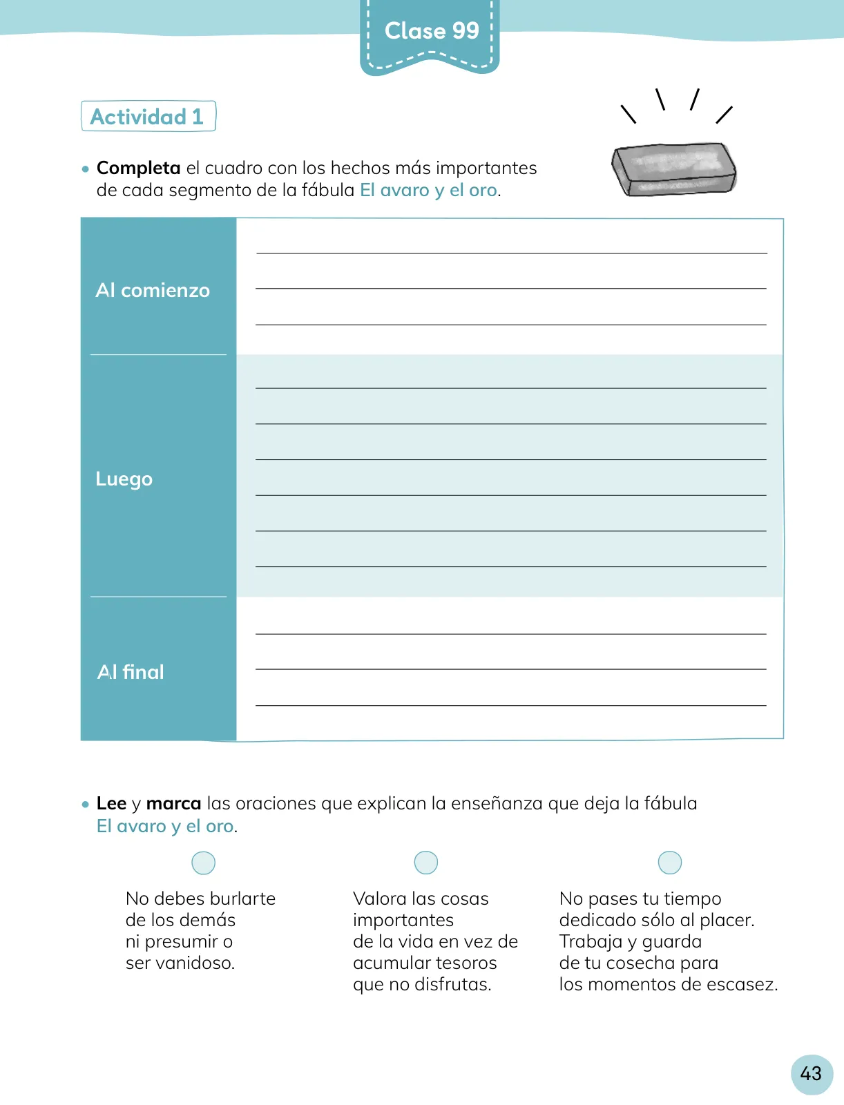 Página 44 de Lenguaje y Comunicación – Cuarto Básico | Texto del Estudiante MINEDUC – Descargar PDF · 2024