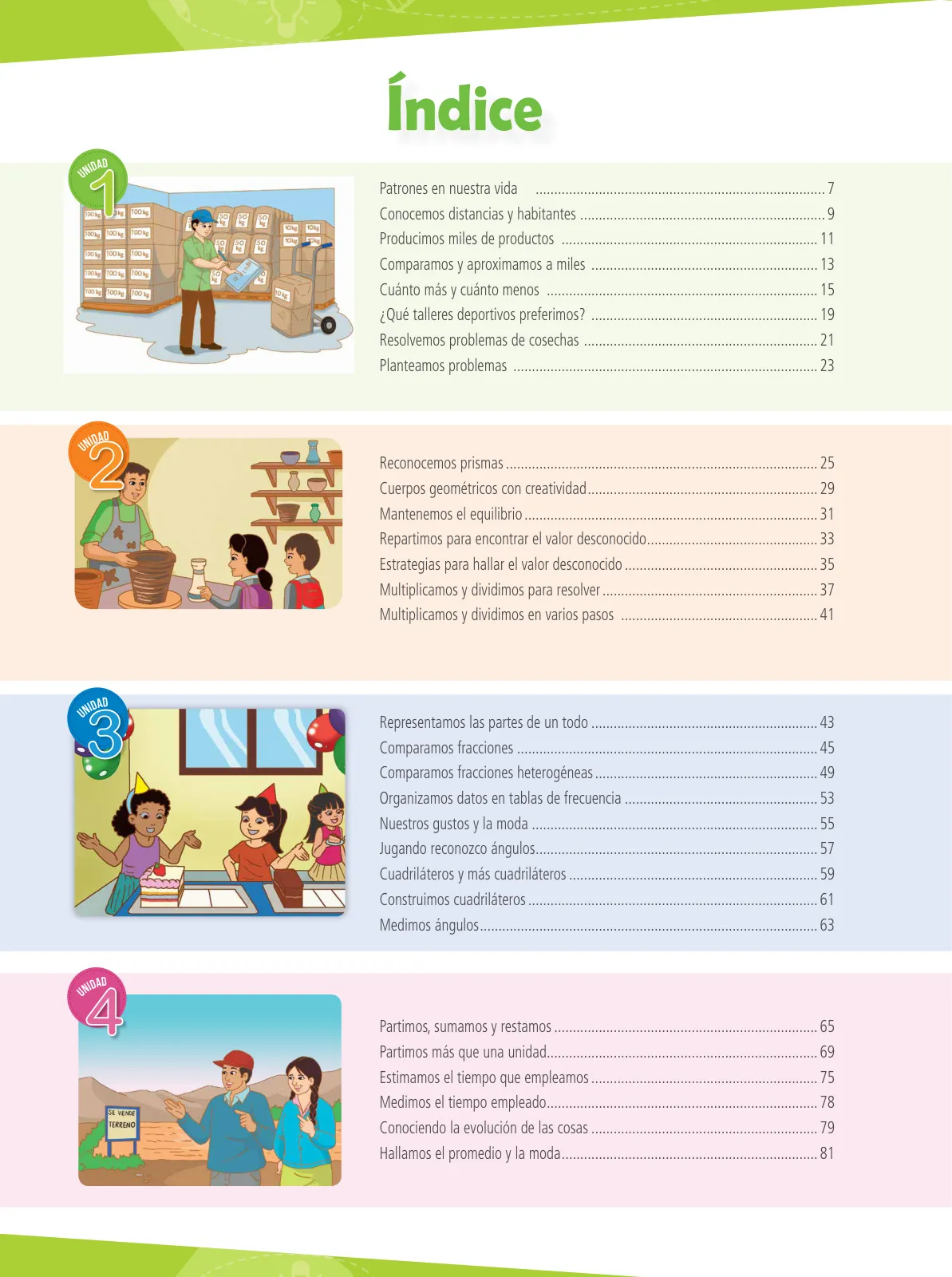 Miniatura página 5 de Matemática 5 : cuaderno de trabajo para quinto grado de Educación Primaria 2018 · 2018