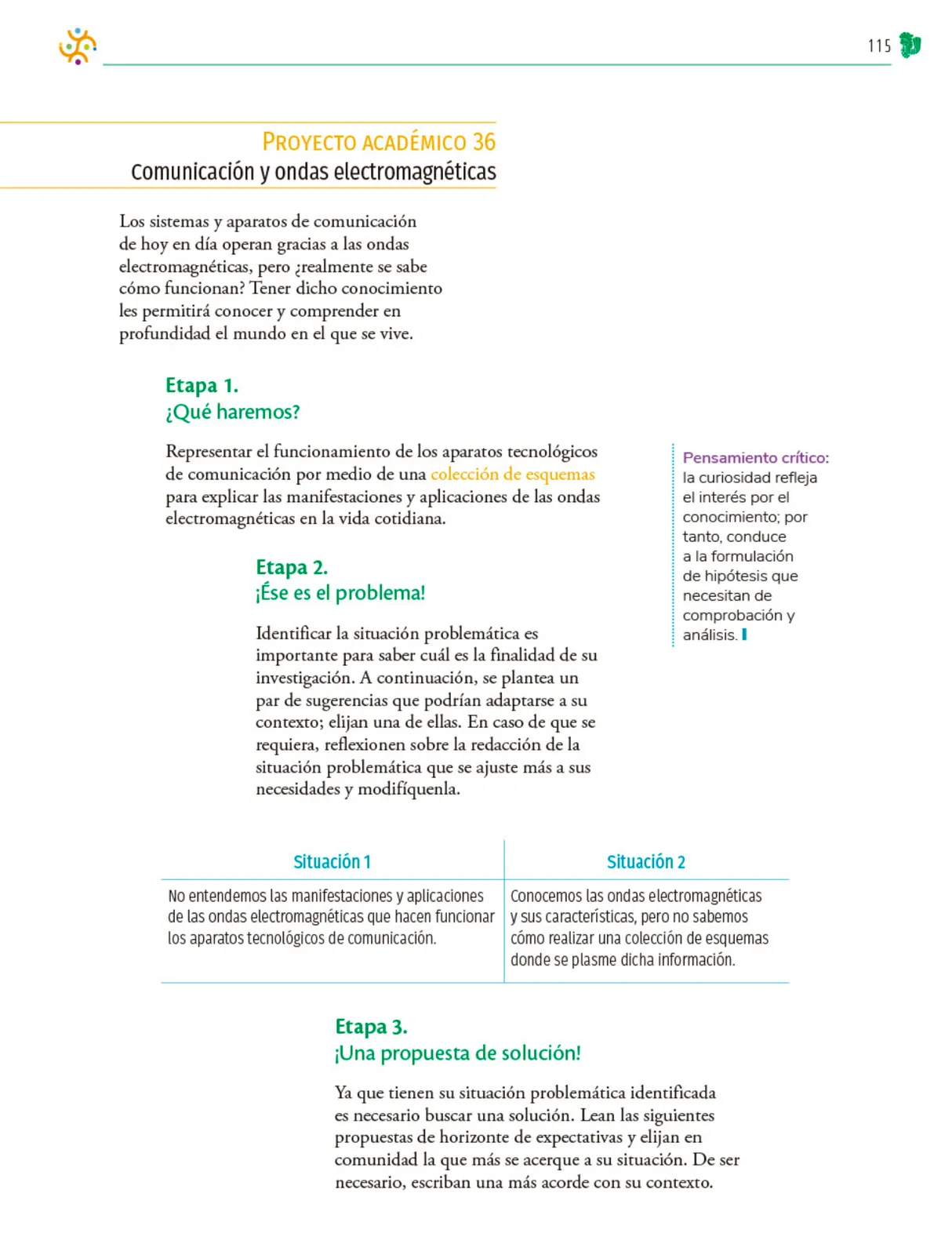 Miniatura página 116 de Colección Sk´asolil. Nuestro libro de Proyectos.  Tomo III.  Libro de Educación Telesecundaria Grado 2°  Ciclo Escolar 2025 - 2026