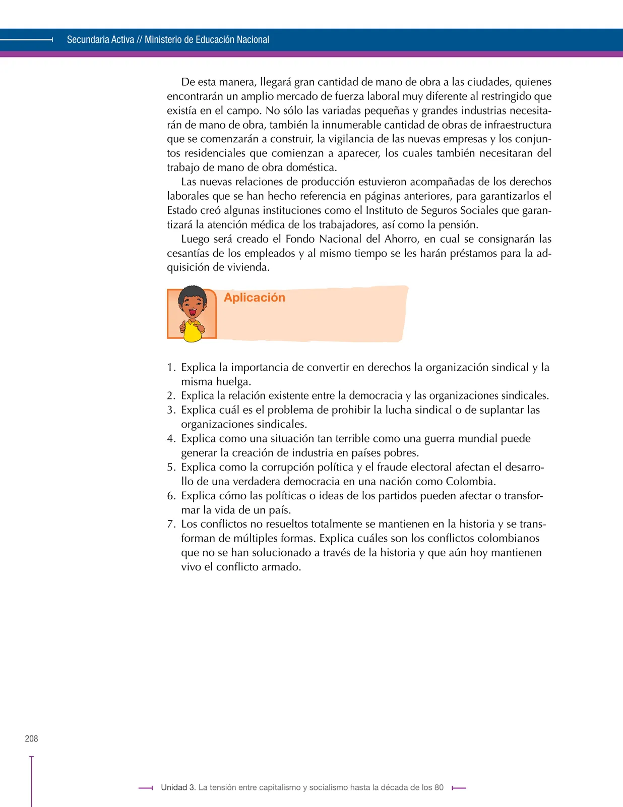 Miniatura página 208 de Ciencias Sociales 9° · Secundaria Activa