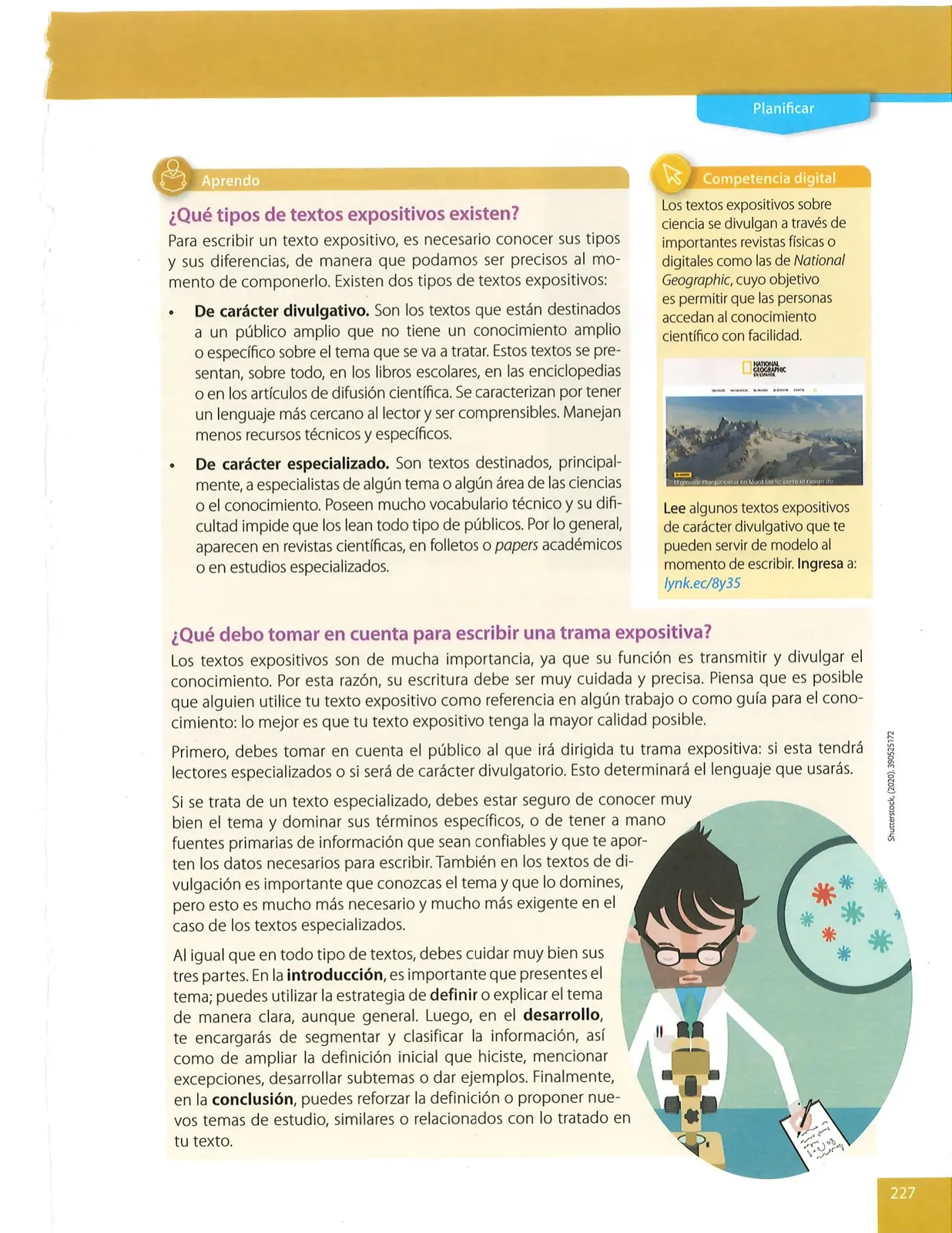 Página 227 de Lengua Y Literatura 8° · Egb 8 Lengua Y Literatura 2025 · 2025