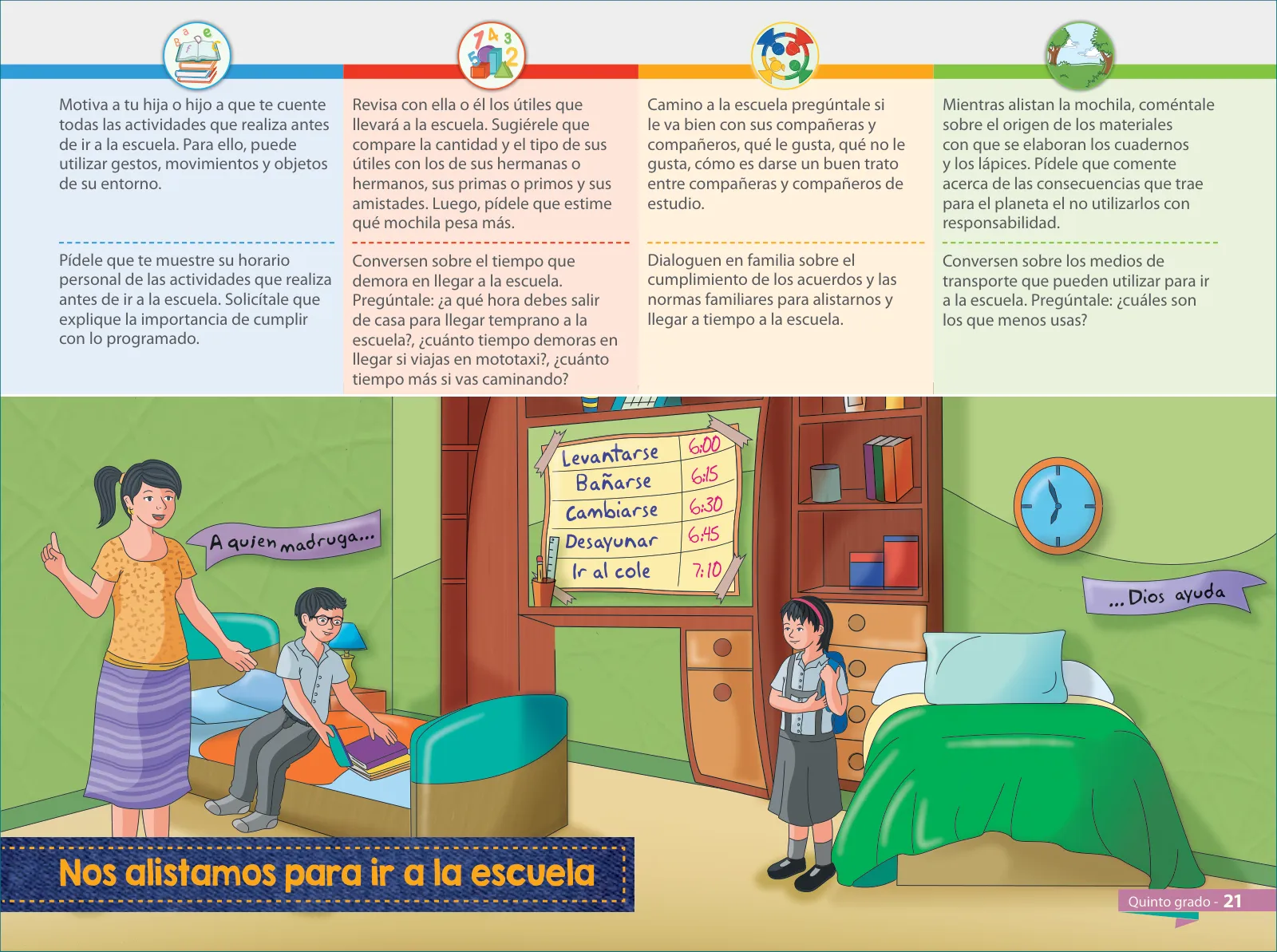 Miniatura página 23 de Aprendemos juntos en familia : guía dirigida a madres y padres. Quinto grado de Educación Primaria · 2019