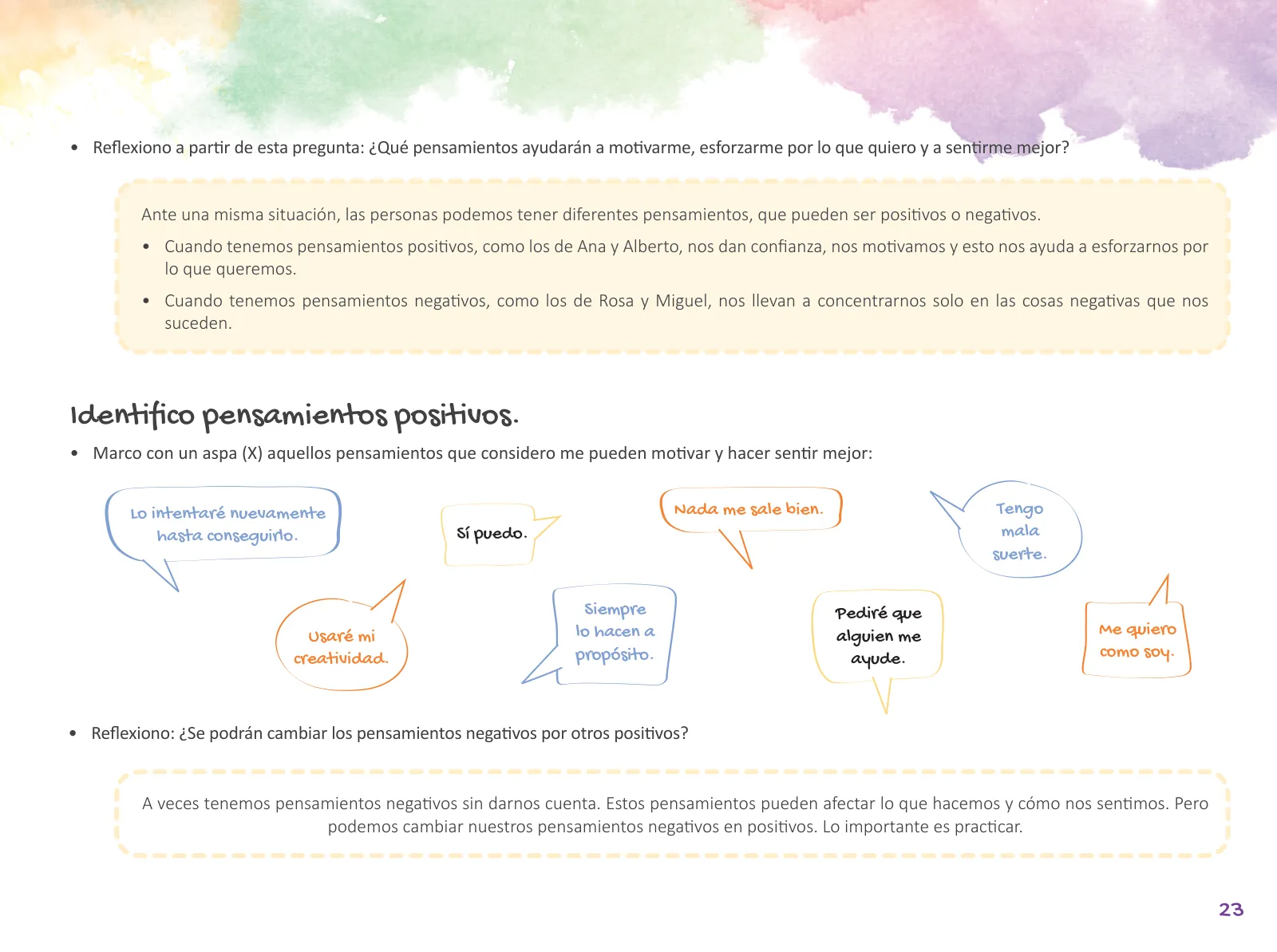 Miniatura página 25 de Cuadernillo de Tutoría Quinto Grado Educación Primaria 2019 · 2019