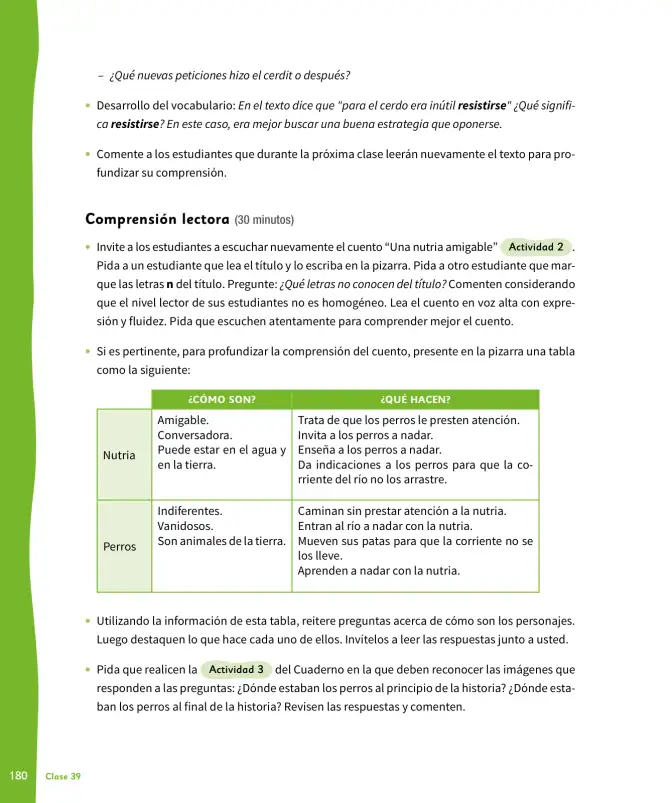 Página 181 de Lenguaje y Comunicación – Primero Básico | Texto del Estudiante MINEDUC – Descargar PDF · 2024