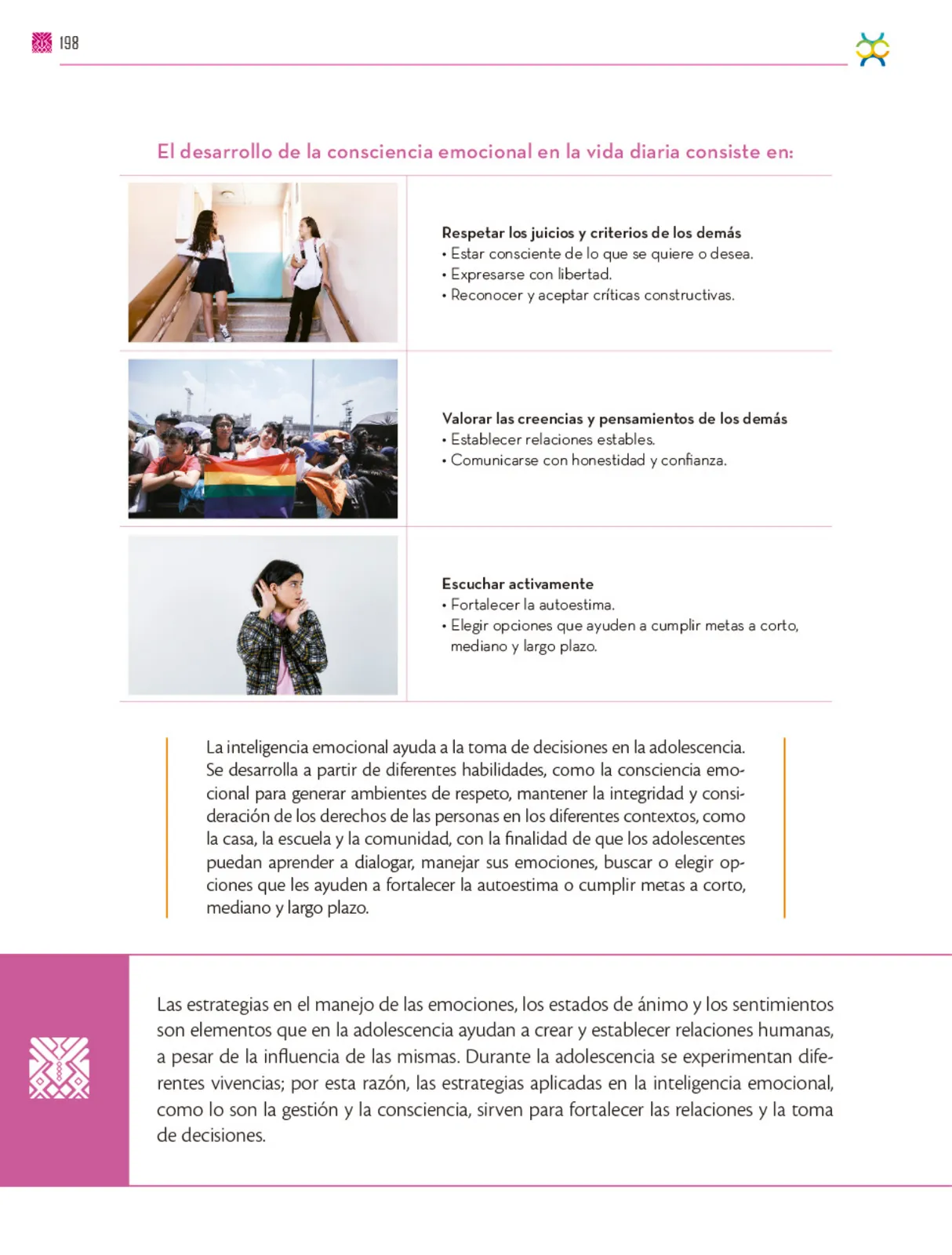 Miniatura página 199 de Colección Ximhai. De lo humano y lo comunitario.   Libro de Educación Secundaria Grado 1°  Ciclo Escolar 2025 - 2026