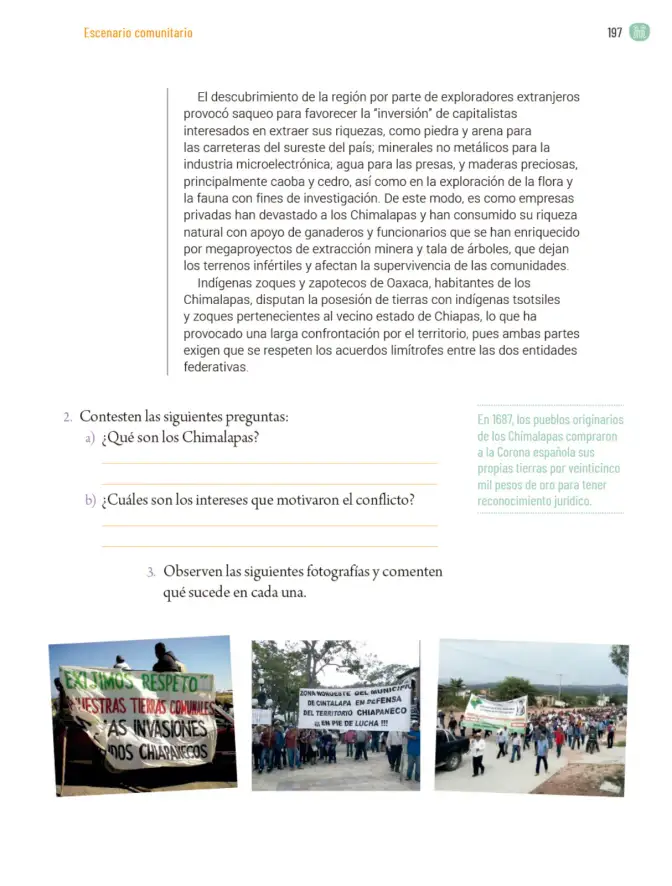 Página 200 de Proyectos Comunitarios. Libro de Educación Primaria Grado 6° Ciclo Escolar 2025 - 2026