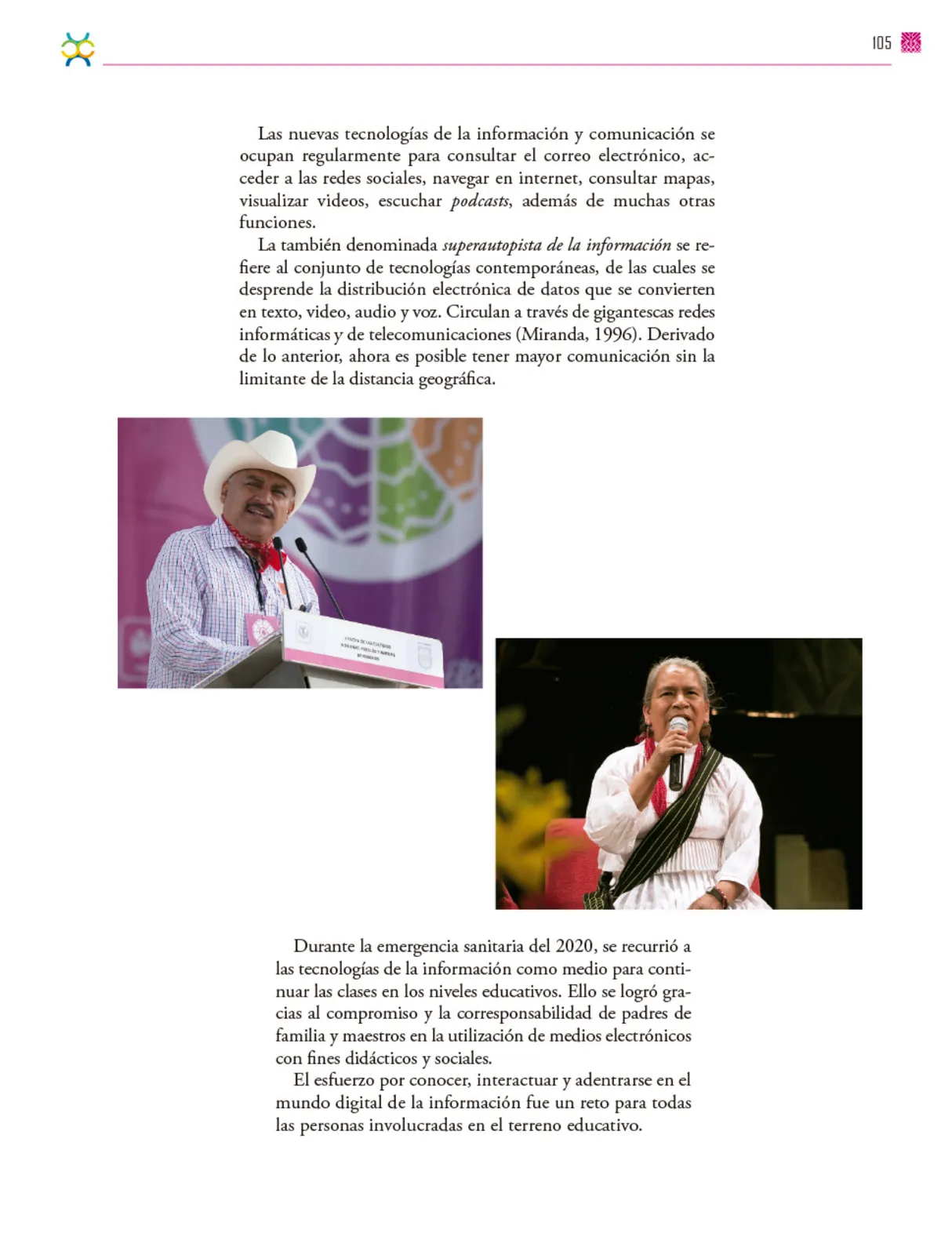 Página 106 de Colección Ximhai. De lo humano y lo comunitario.   Libro de Educación Secundaria Grado 1°  Ciclo Escolar 2025 - 2026