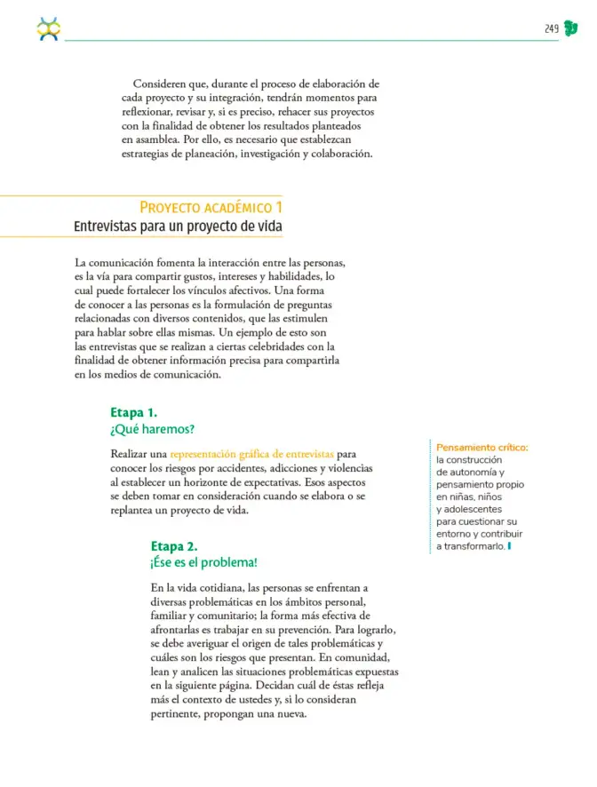 Página 250 de Colección Sk´asolil. Nuestro libro de Proyectos. Tomo I. Libro de Educación Telesecundaria Grado 2° Ciclo Escolar 2025 - 2026