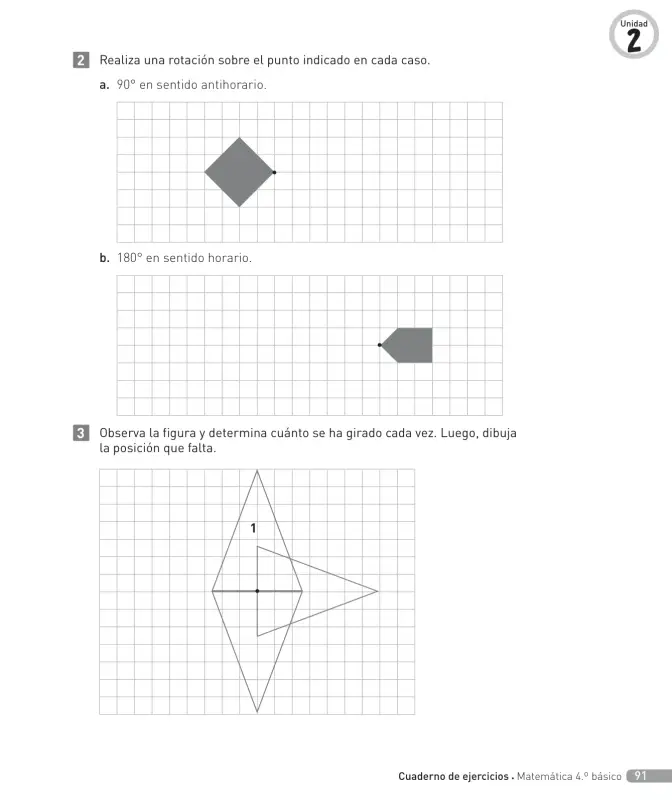 Página 92 de Matemática – Cuarto Básico | Texto del Estudiante MINEDUC – Descargar PDF · 2024