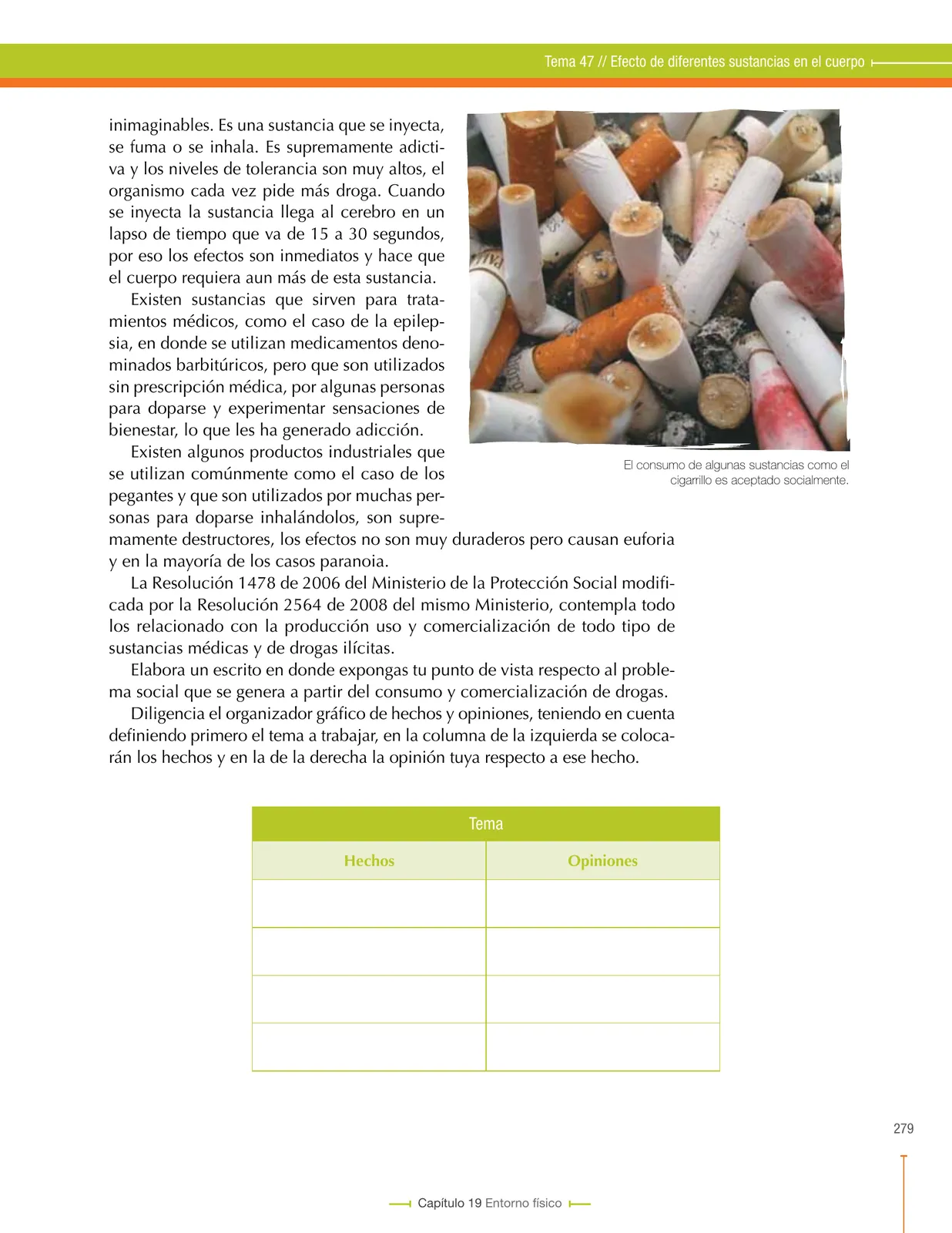 Página 279 de Ciencias Naturales 8° · Secundaria Activa