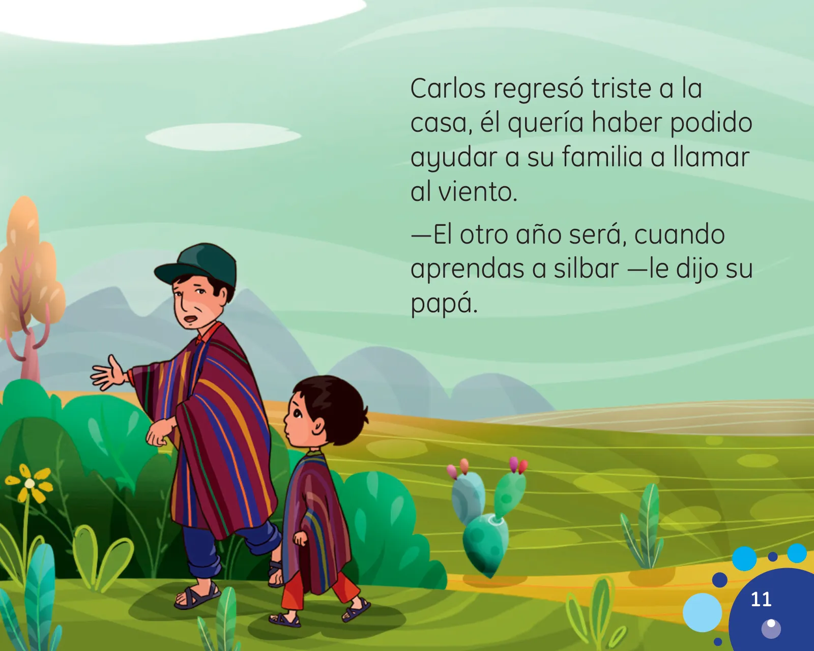 Miniatura página 13 de El día que Carlos llamó al viento - Inicial - Castellano · 2023
